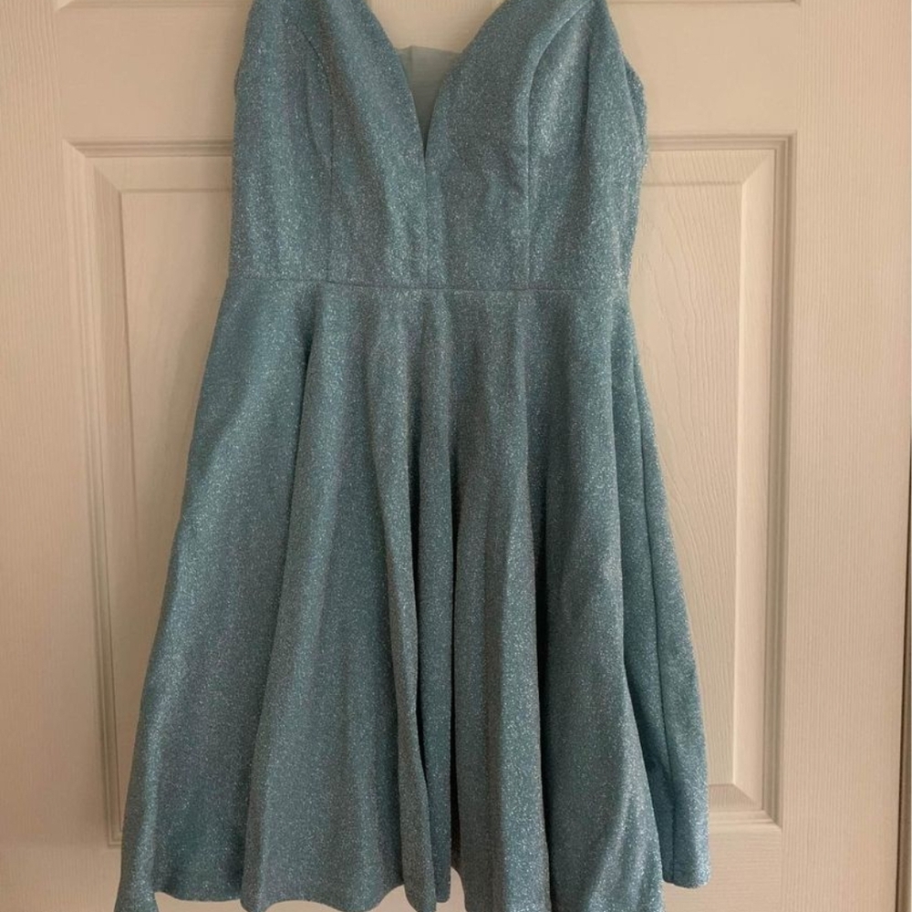 SHEIN Green Sweetheart Dress for Prom